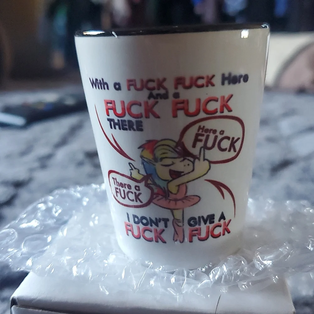#5 - Themed White Shot Glass